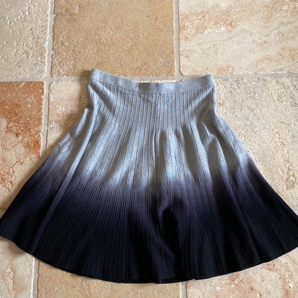 NWT CARMEN Ombre dip dyed knit skirt office career work fit & flare Size L - Picture 2 of 8